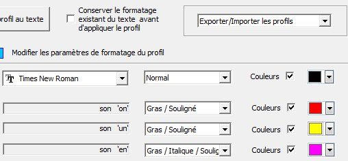 Exemple de profil personnalisé