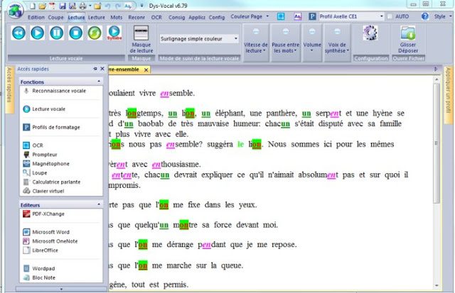 Volet droit de Dys‑Vocal